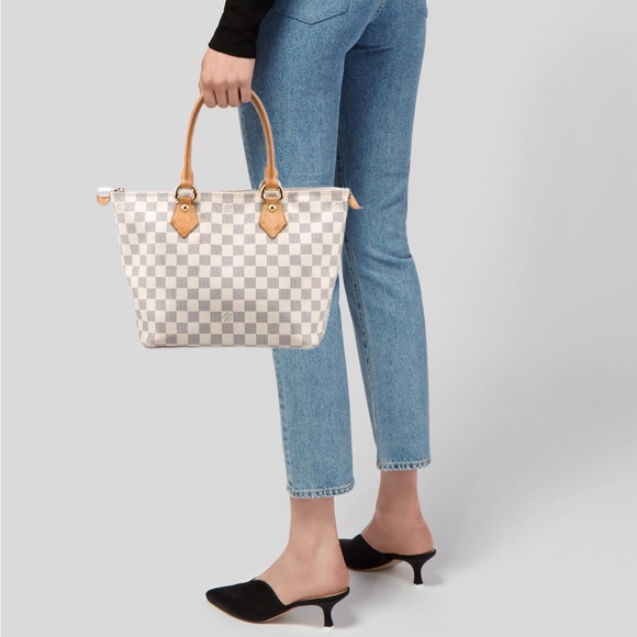 White Louis Vuitton Top Handle Bag - Picture 5 of 8